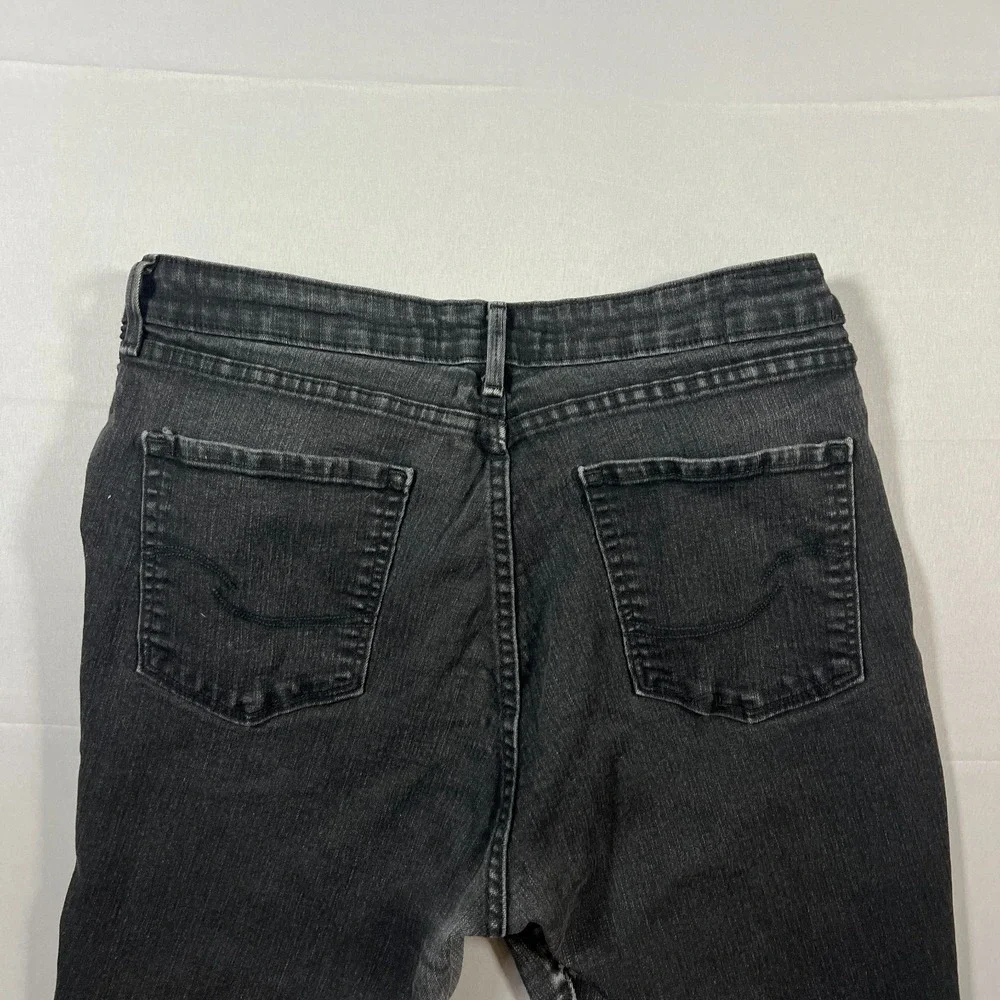 Levi Strauss Signature Skinny Jeans Womens 16M Black Cotton Stretch High Rise